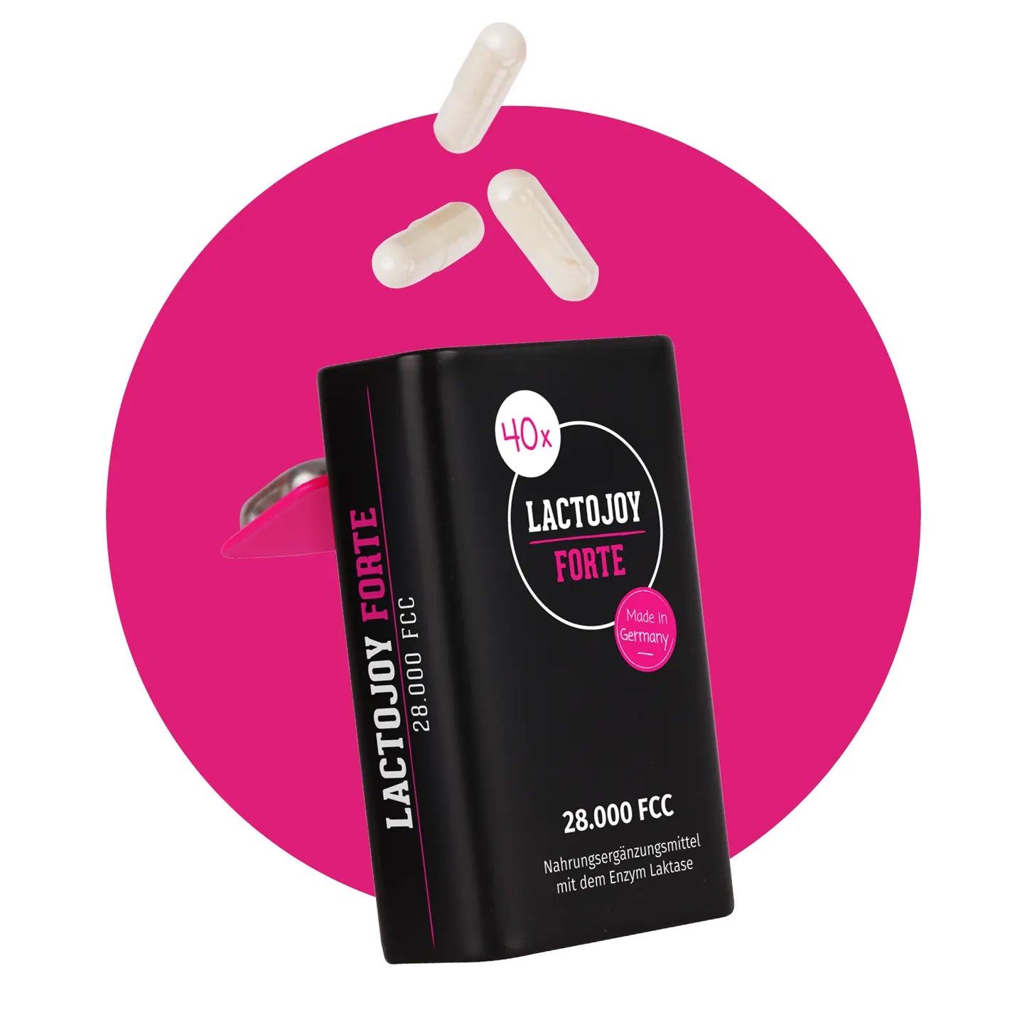 LactoJoy Forte - 28.000 FCC - 40 Laktase-Kapseln