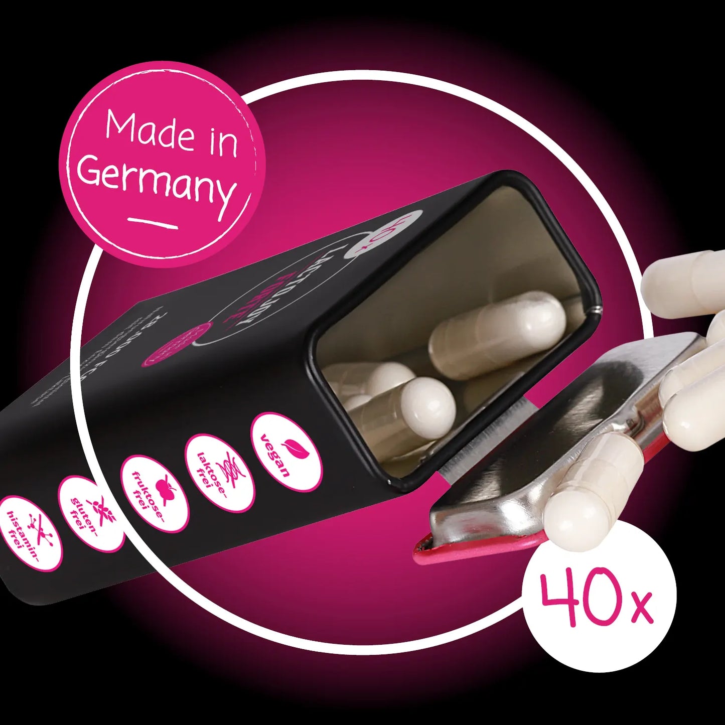 LactoJoy Forte - 28.000 FCC - 40 Laktase-Kapseln