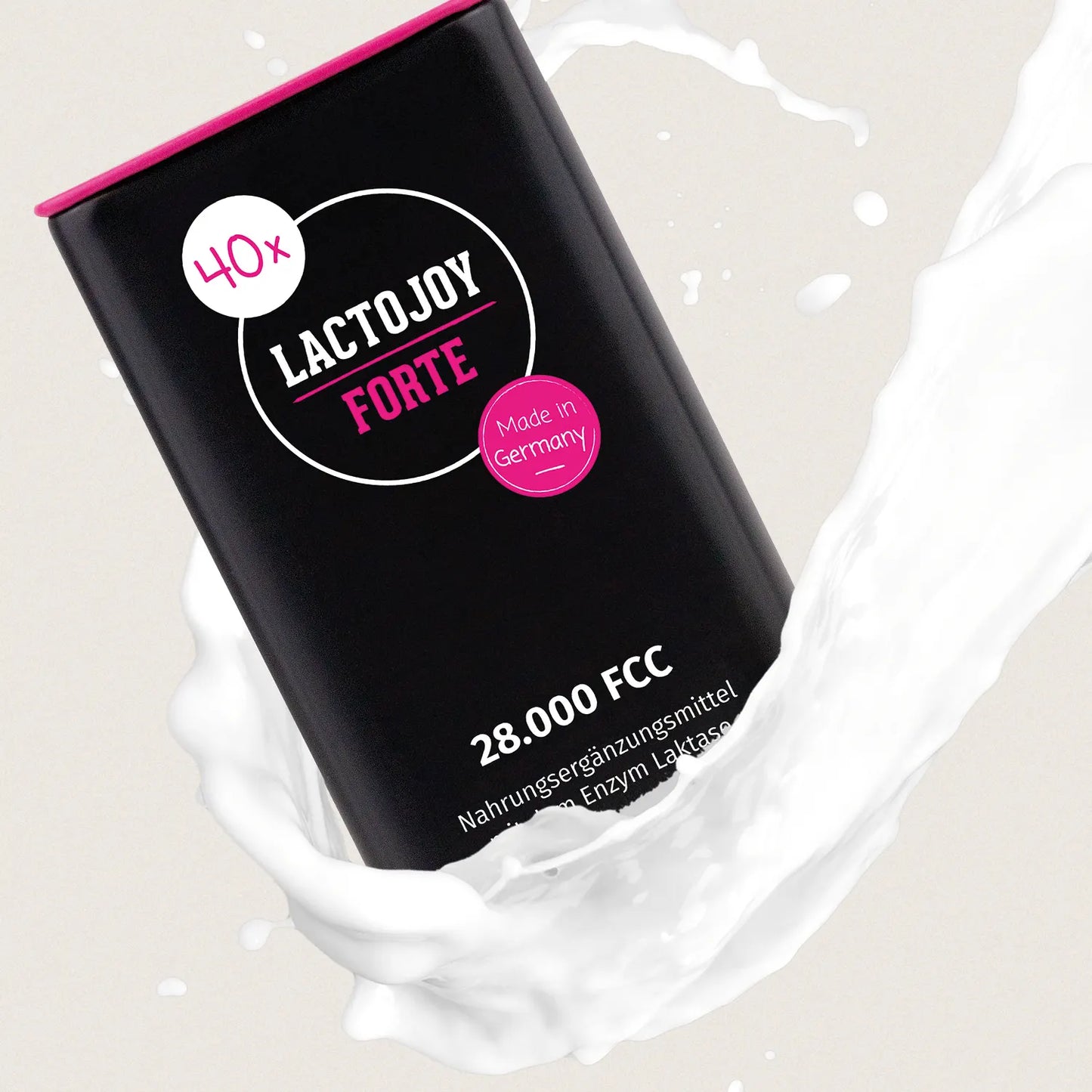 LactoJoy Forte - 28.000 FCC - 40 Laktase-Kapseln