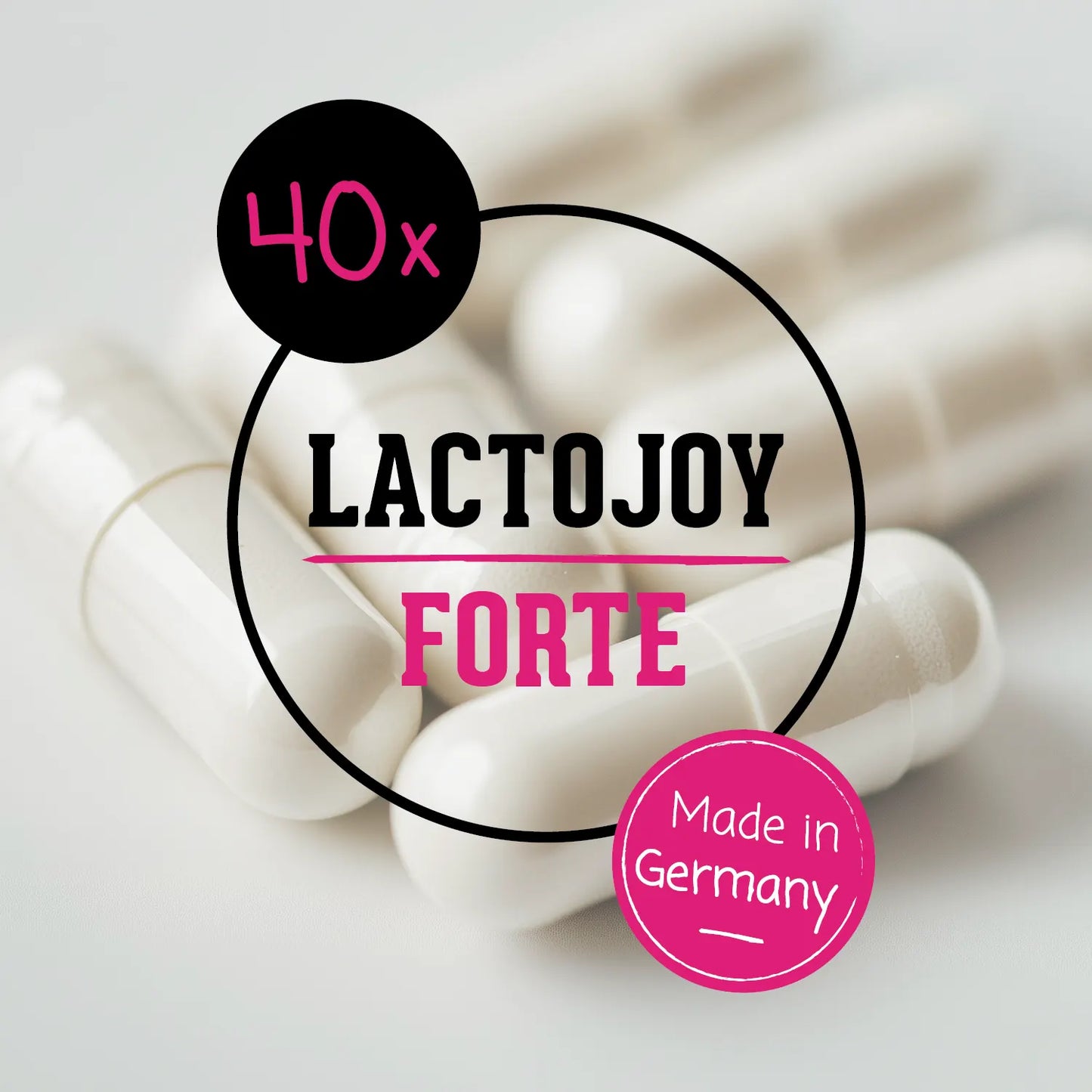 LactoJoy Forte - 28.000 FCC - 40 Laktase-Kapseln