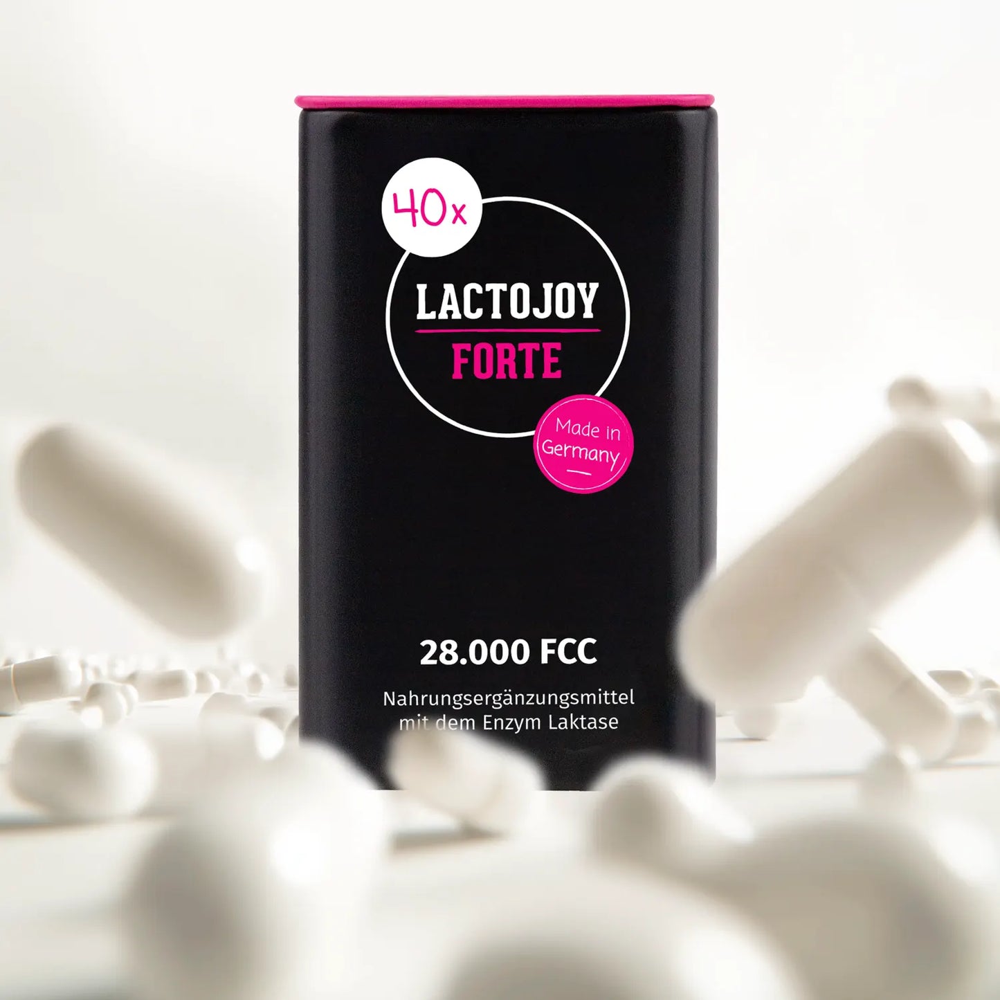 LactoJoy Forte - 28.000 FCC - 40 Laktase-Kapseln