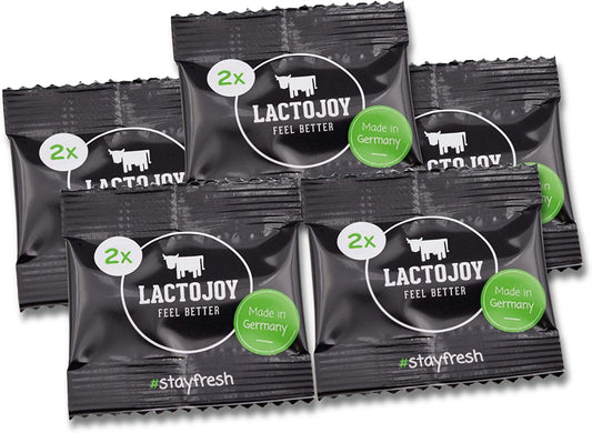Dein LactoJoy Test-Kit - mit 5 Tütchen à 2 Tabletten