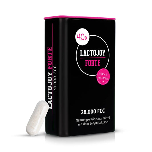 LactoJoy Forte - 28.000 FCC - 40 Laktase-Kapseln