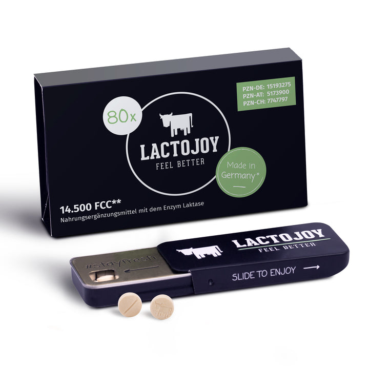 LactoJoy Laktase Tabletten 14.500 FCC - 80 Stück